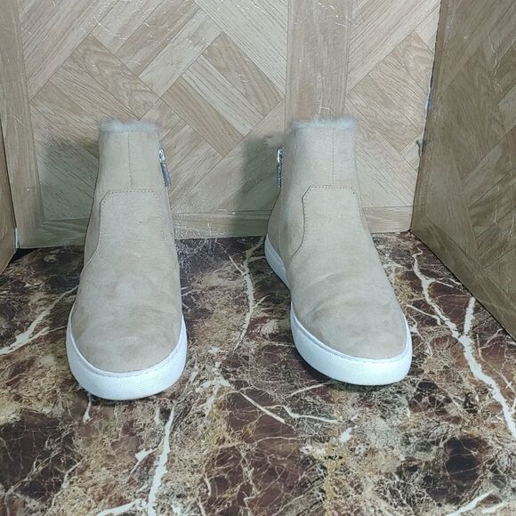 Kenneth Cole Reaction Beige High-Top Sneakers - Picture 7 of 9